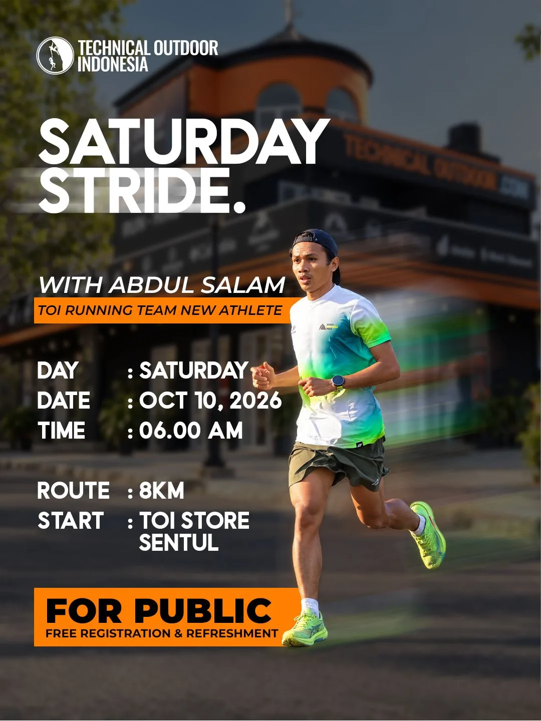 Saturday Stride with Abdul Salam